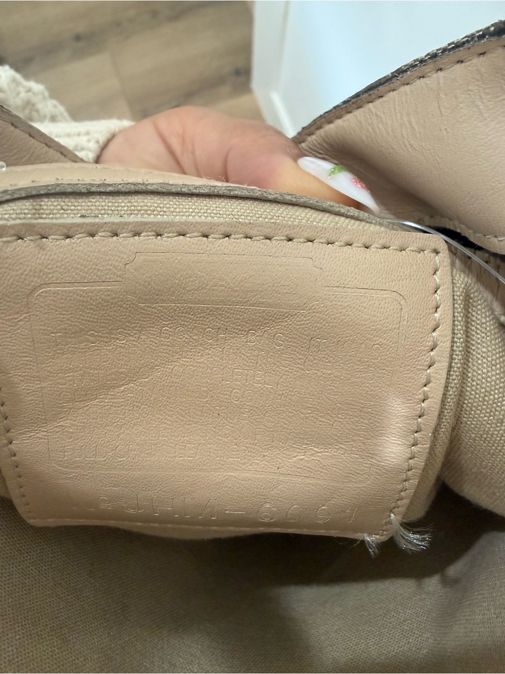 Coach Monogram Shoulder Bag in Brown and Tan - Picture 6 of 9